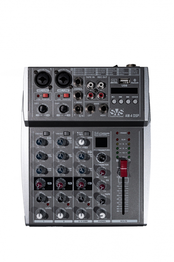 SVS Audiotechnik mixers AM-4 DSP Аналоговый микшерный пульт, 4-канала в Осташкове
