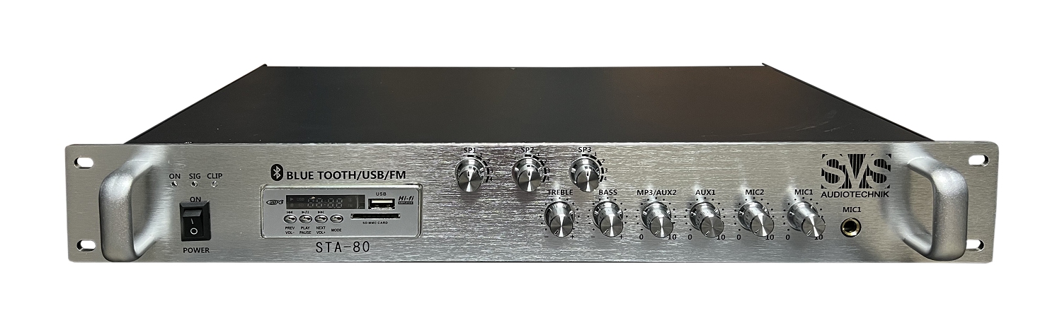 SVS Audiotechnik STA-80 Микшер-усилитель для систем Public Address в Осташкове